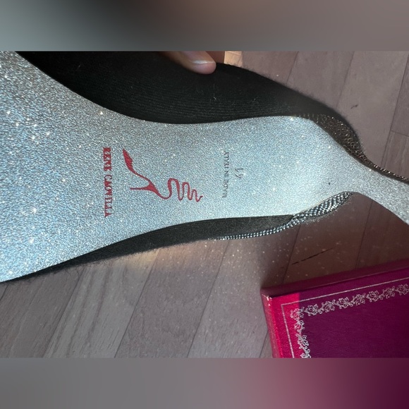 Rene Caovilla Cleo Cashmere Crystal Sock Bootie